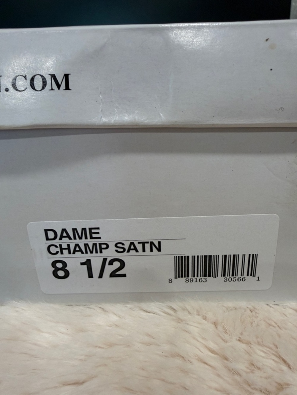 Steve Madden Dame Rose Gold Satin Rhinestone Strappy Platform Heels - Picture 6 of 6